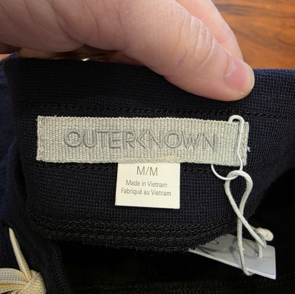 Outerknown Men's Hightide Terry Cloth Sweatpants Joggers Navy Size Medium - Picture 8 of 10